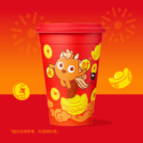 奶茶吨吨来财桶